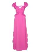 Biancacras Dress Knelang Kjole Pink Cras