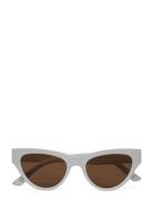 Cat-Eye Sunglasses Solbriller White Mango