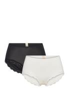 Evie - 2Pp Midi Lingerie Panties High Waisted Panties Multi/patterned ...