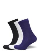 Sock 3 P Merino Cable Lingerie Socks Regular Socks Multi/patterned Lin...