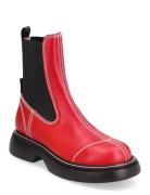 Everyday Shoes Chelsea Boots Red Ganni