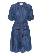 Crmolly Dress - Zally Fit Kort Kjole Blue Cream