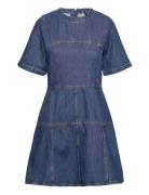 Dress Melinda Kort Kjole Blue Lindex