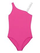 Swimsuit Badedrakt Badetøy Pink Calvin Klein