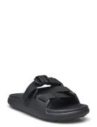 Sandal With Polyester Straps Flate Sandaler Black Ilse Jacobsen