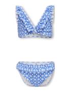 Kogmaja Frill Bikini Set Acc Bikini Blue Kids Only