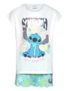 Set 2P Short + Ts Pyjamas Sett Multi/patterned Lilo & Stitch