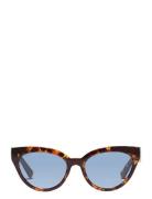 Raisa Recycled Sunglasses Tortoise Brown Solbriller Brown Pilgrim