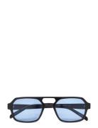 Sam Black Blue Pilotsolbriller Solbriller Black Corlin Eyewear
