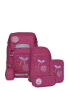 Classic Set, Cherry Accessories Bags Backpacks Pink Beckmann Of Norway