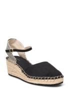 Luliza Espadrille Sandal Med Hæl Espadrilles Black GANT