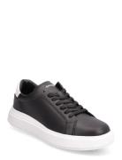 Low Top Lace Up Lth Lave Sneakers Black Calvin Klein