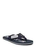 Patch Hilfiger Beach Sandal Flip-flopper Sandaler Navy Tommy Hilfiger