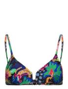 Jungle Top Swimwear Bikinis Bikini Tops Triangle Bikinitops Multi/patt...