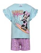 Pyjama Pyjamas Sett Multi/patterned Minnie Mouse