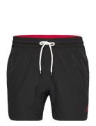 100D Strch Poly Pw-Traveler Short Badeshorts Black Polo Ralph Lauren
