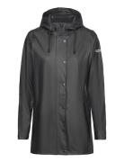 Petra W Rain Jacket Outerwear Rainwear Rain Coats Black Weather Report