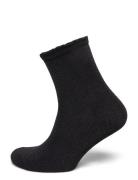 Pcsebby Glitter Long 1P Socks Noos Bc Lingerie Socks Regular Socks Bla...