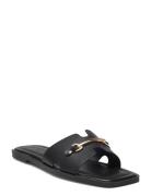 Pcmarianne Sandal Flate Sandaler Black Pieces