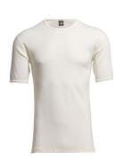 Jbs T-Shirt Wool Tops T-shirts Short-sleeved Cream JBS