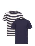 Basic 32 -T-Shirt Ss Tops T-shirts Short-sleeved Navy Minymo