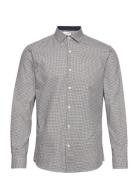 Slhslimnew-Mark Shirt Ls B Tops Shirts Casual Grey Selected Homme