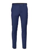 Slhslim-Mylobill Blue Trs B Noos Bottoms Trousers Formal Blue Selected...