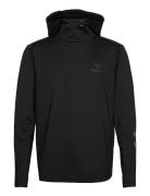 Hmlaston Hoodie Sport Sweat-shirts & Hoodies Hoodies Black Hummel