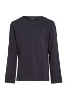 Boys Basic Cn Knit L/S Tops T-shirts Long-sleeved T-shirts Navy Tommy ...
