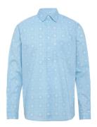 Pop Over Shirt, Paisley Tops Shirts Business Blue Resteröds