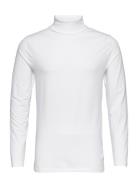 Roll Neck Tee L/S Tops T-shirts Long-sleeved White Lindbergh