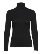 Stretch Jersey Turtleneck Tops Knitwear Turtleneck Black Lauren Ralph ...