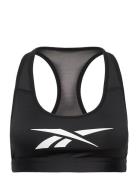 S Lux Vector Racer B Sport Bras & Tops Sports Bras - All Black Reebok ...