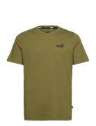 Ess Small Logo Tee Sport T-shirts Short-sleeved Khaki Green PUMA