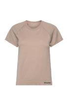 Hmlmt Flow Seamless T-Shirt Sport T-shirts & Tops Short-sleeved Brown ...