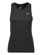 Women Core Running Singlet Sport T-shirts & Tops Sleeveless Black Newl...