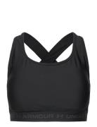 Ua Crossback Mid Bra& Sport Bras & Tops Sports Bras - All Black Under ...