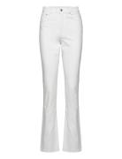 High Waist Slit Jeans Bottoms Jeans Flares White Gina Tricot
