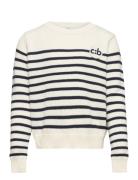 Cbsally Ls Pullover Tops Knitwear Pullovers Multi/patterned Costbart