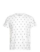 Bci Prntd Lqd Ctn-Sle-Top Tops T-shirts Short-sleeved White Polo Ralph...