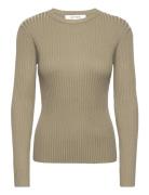 Srnoa Knit Tops Knitwear Jumpers Green Soft Rebels