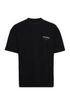 Underground Ss Crew Tops T-shirts Short-sleeved Black AllSaints