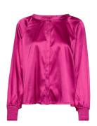 Kasally Loose Shirt Tops Blouses Long-sleeved Kaffe