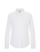 Beamara Tops Shirts Long-sleeved White BOSS