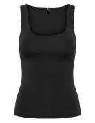 Onlea S/L 2-Ways Fit Top Jrs Noos Tops T-shirts & Tops Sleeveless Blac...