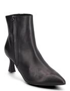 Shanice Leather Shoes Boots Ankle Boots Ankle Boots With Heel Black Pa...