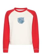Isoli Raglan Contrast Sleeve Sweatshirt Tops Sweat-shirts & Hoodies Sw...
