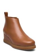 Jacob_Mar Shoes Boots Ankle Boots Ankle Boots With Heel Brown UNISA