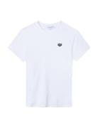 Popincourt Patch Coeur/Gots Designers T-shirts Short-sleeved White Mai...
