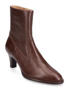 Booties Shoes Boots Ankle Boots Ankle Boots With Heel Brown Billi Bi